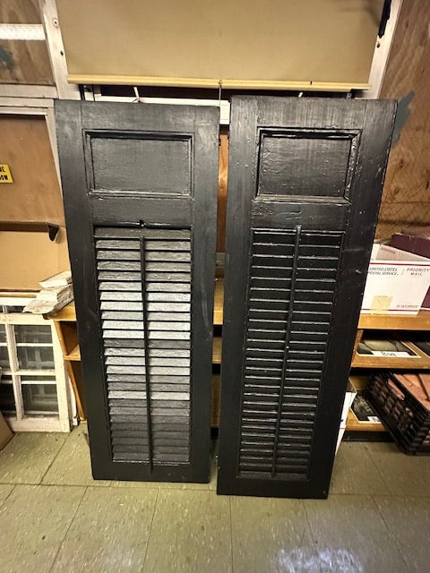 Grouping of Colonial Revival Wood Shutters | Hudson Valley House Parts