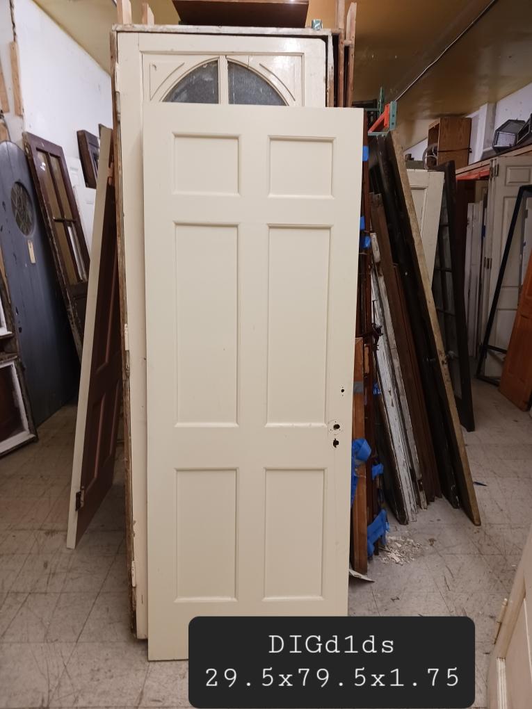 6 Panel 29.5'' Interior Door - DIGd1ds c | Hudson Valley House Parts