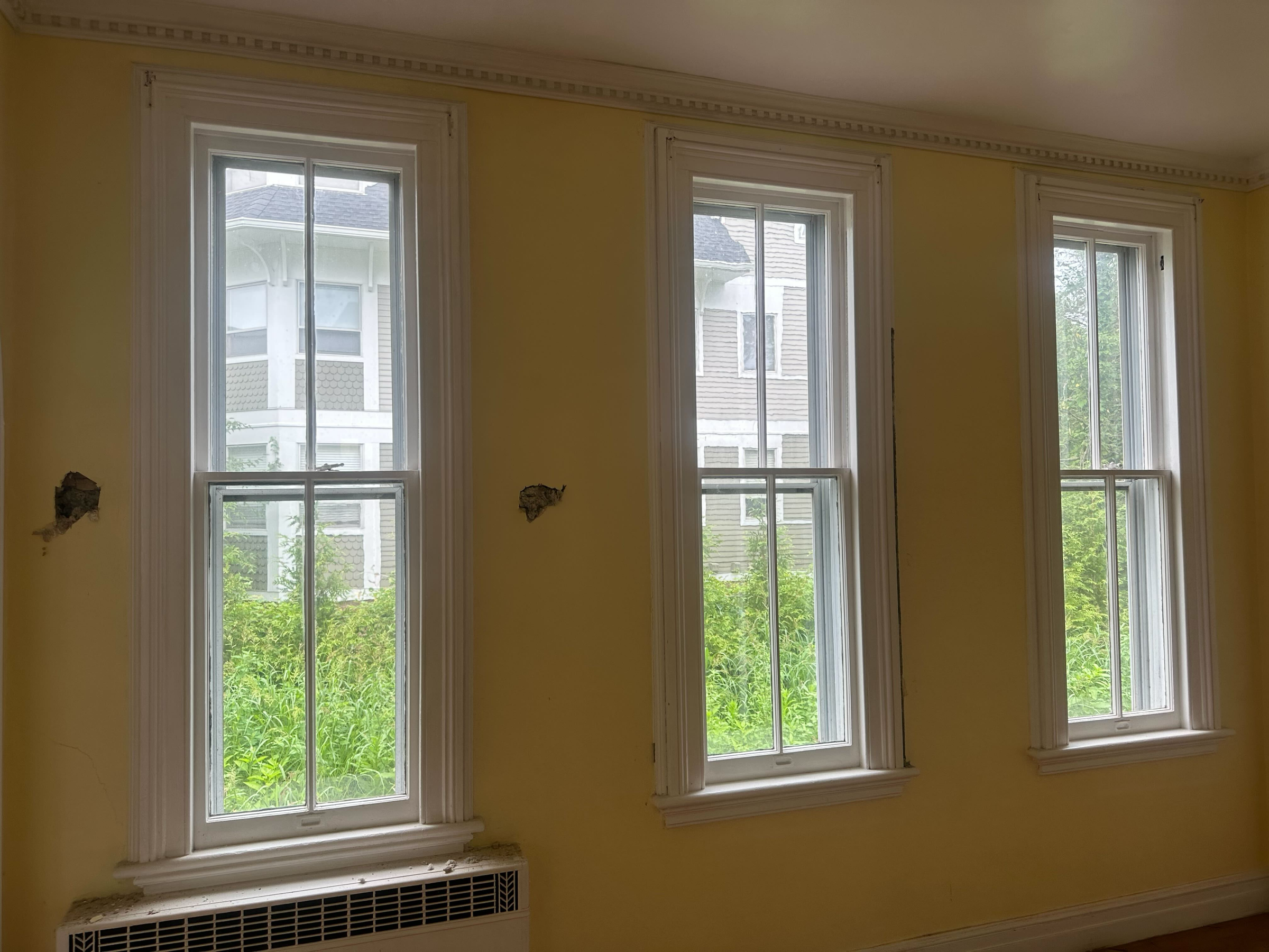 Group of 2 over 2 Tall Victorian Windows | Hudson Valley House Parts