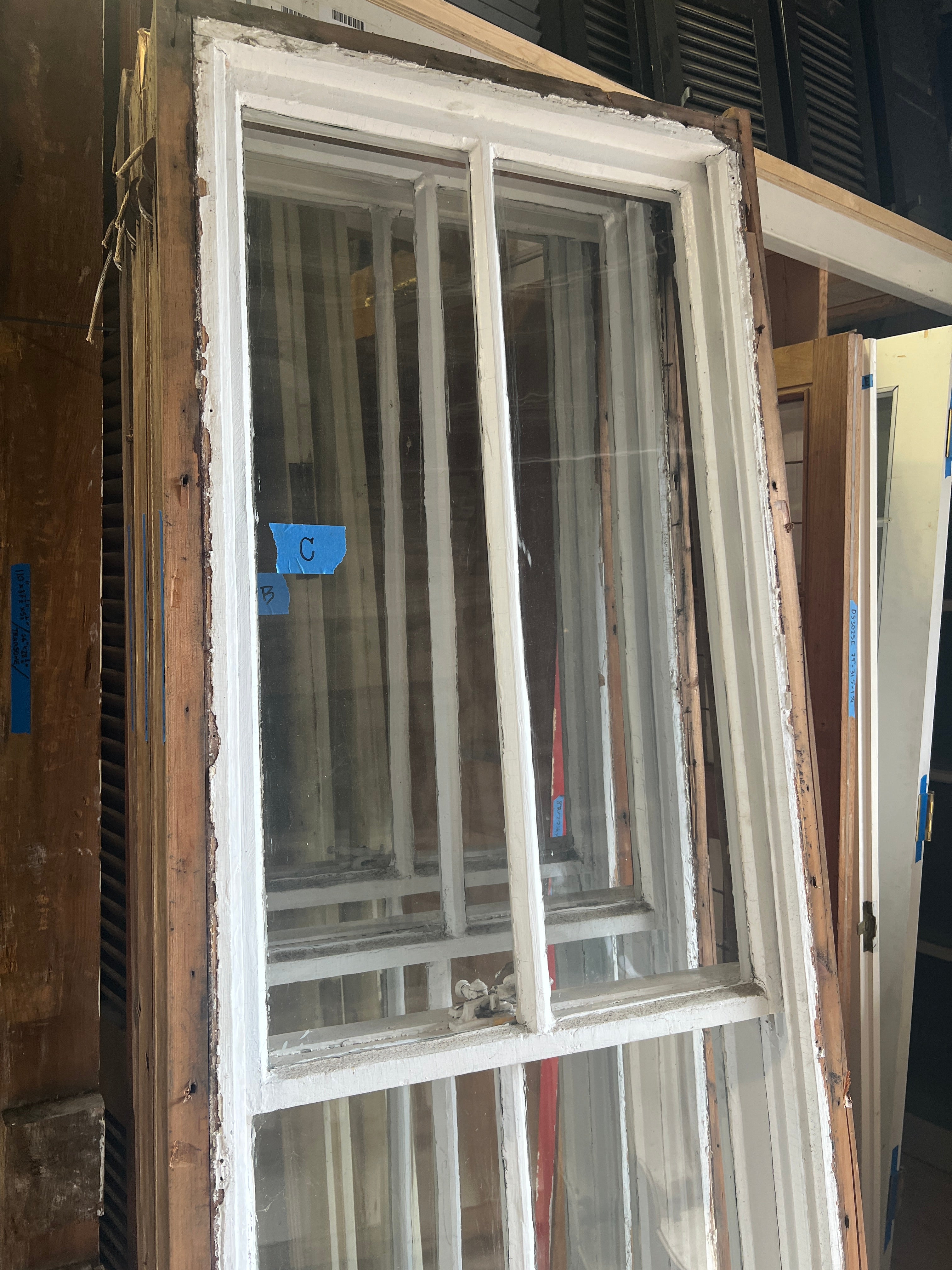 Group of 2 over 2 Tall Victorian Windows | Hudson Valley House Parts