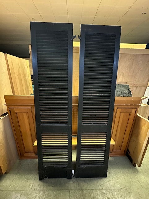 Grouping of Colonial Revival Wood Shutters | Hudson Valley House Parts