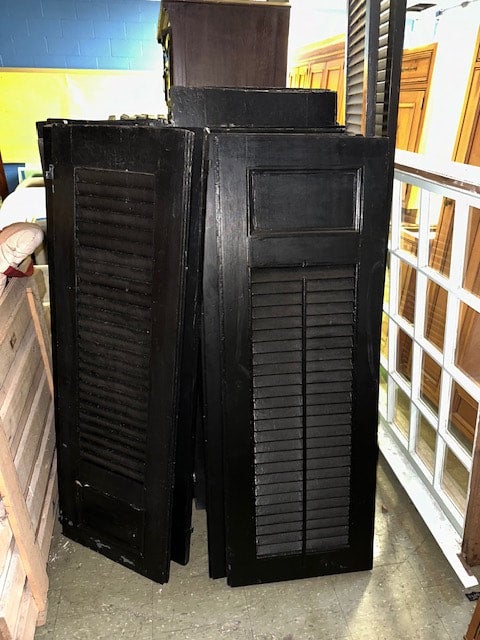 Grouping of Colonial Revival Wood Shutters | Hudson Valley House Parts