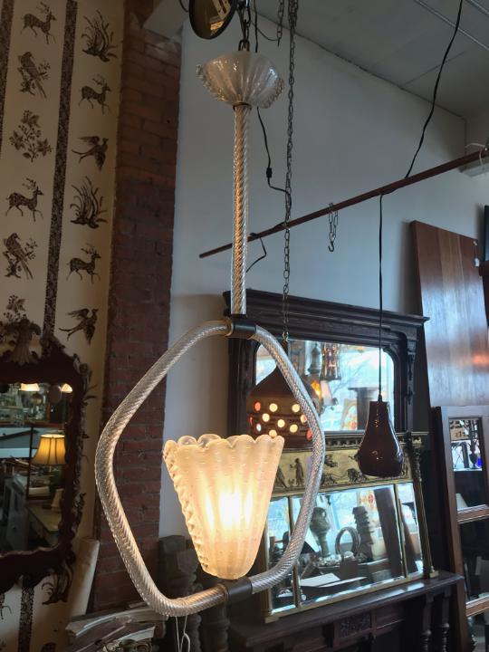 シーリングライト・天井照明 Barovier & TosoMurano glass pendant lamp Barovier & Toso Murano Glass Pendant Swing Light