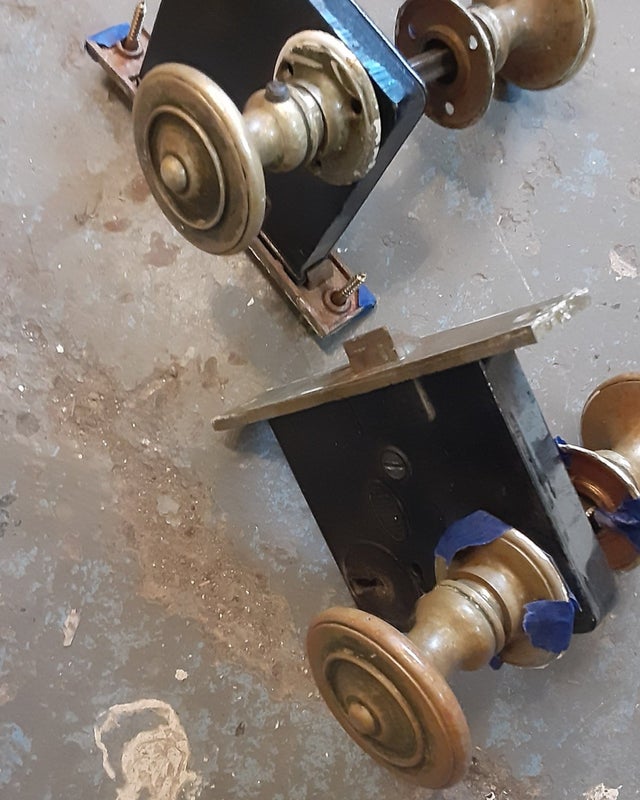 HASTHIP Vintage Metal Door Knob, 5 inches/128 mm Pitch, Drawer