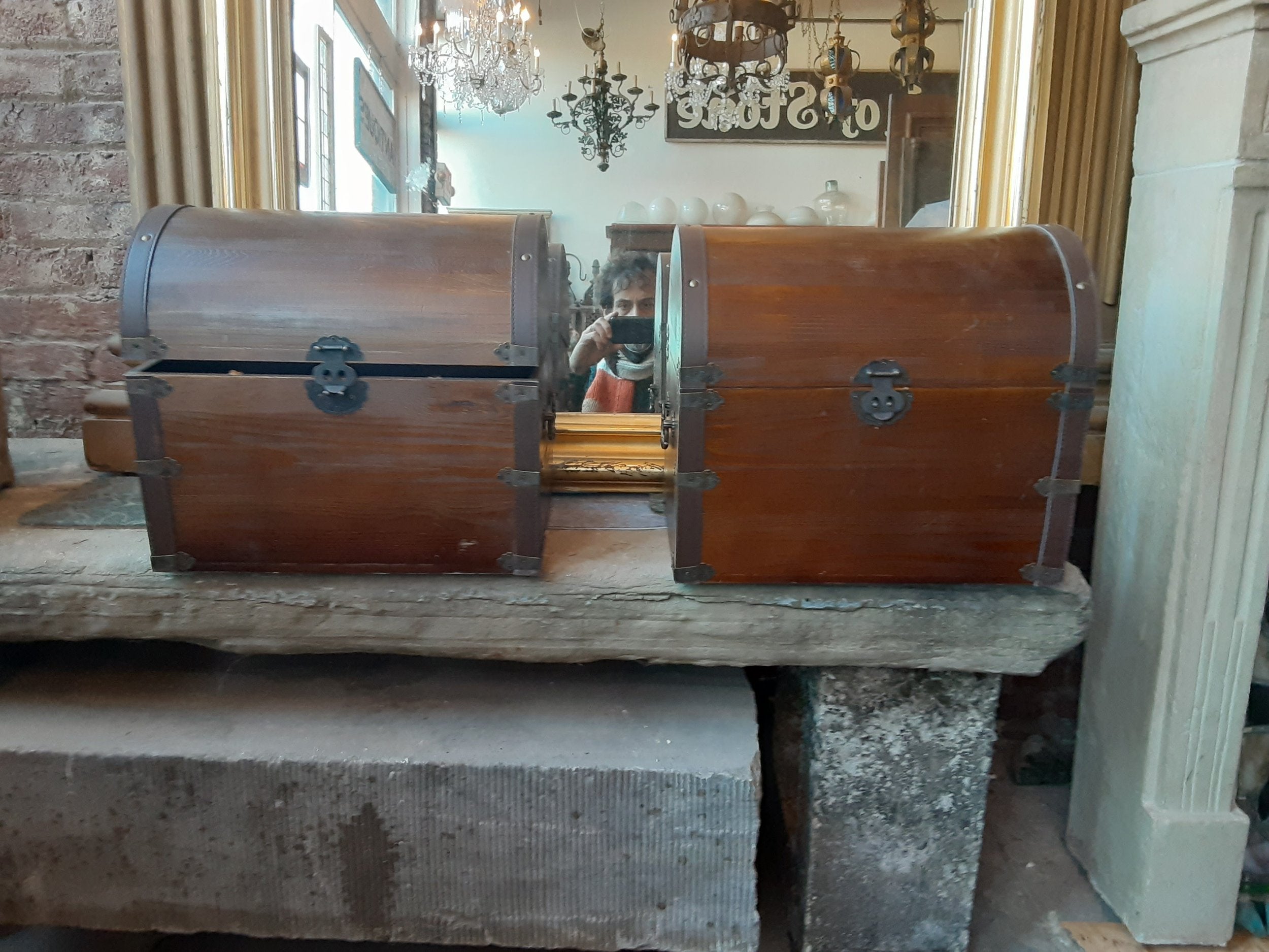 Antique Treasure Chests Antiques and Vintage Architectural Salvage
