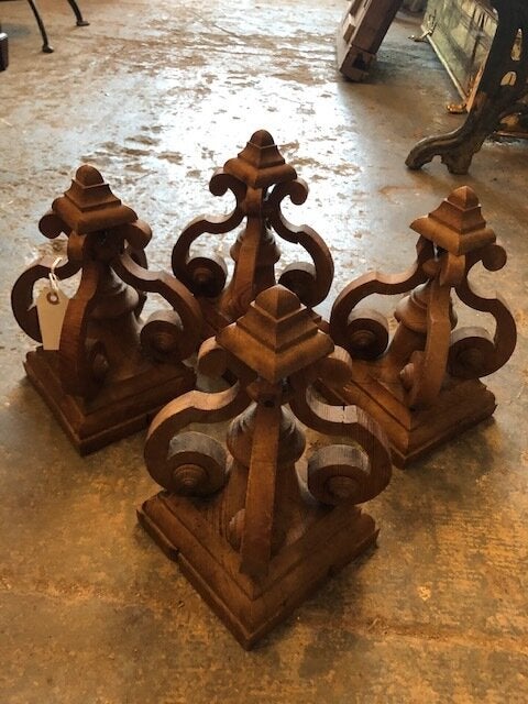 Lost Found Art - Antique Wood Finials